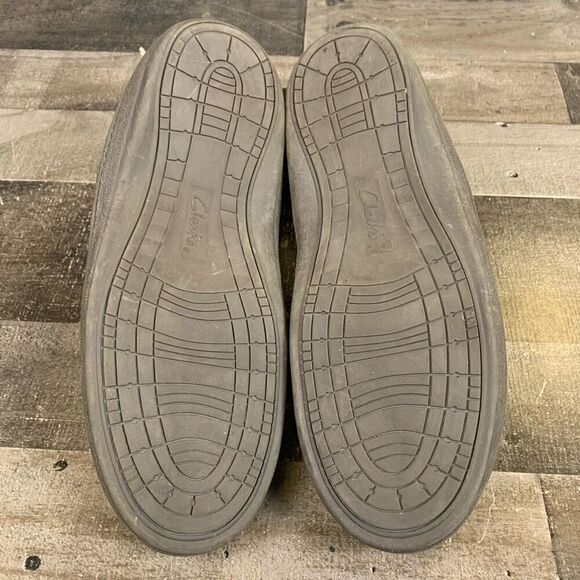 Clarks Bruno Suede Moccasin Faux Fur Slippers Dark Brown 22SH-0011 Mens Size 12M - Picture 7 of 10